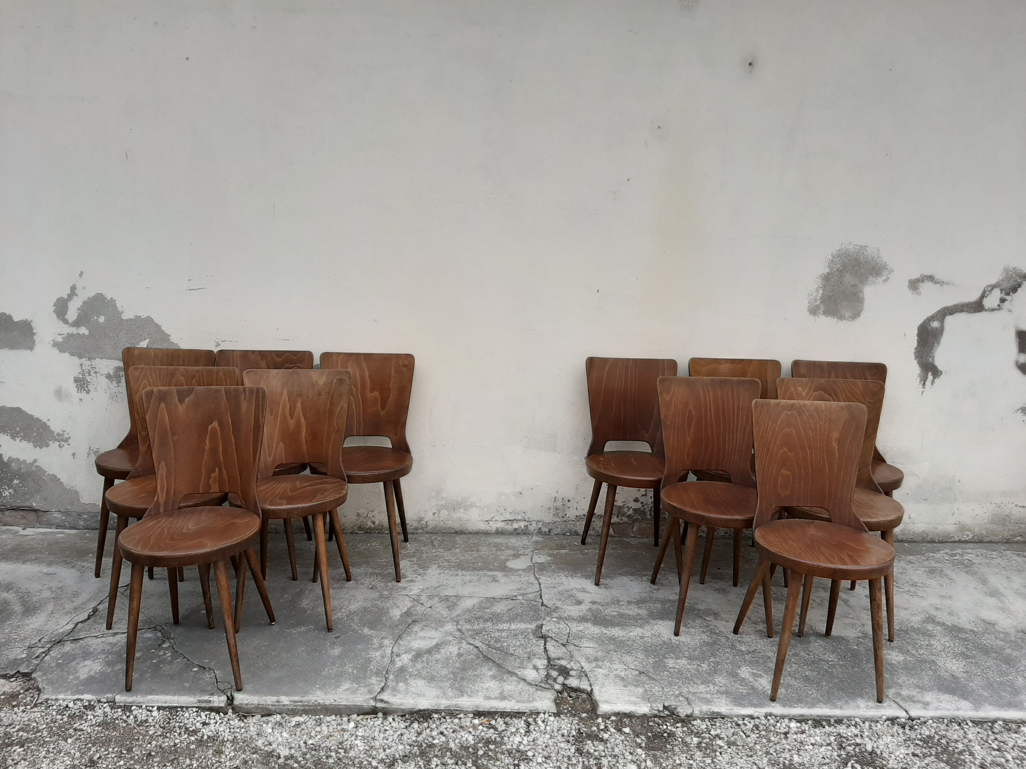 Ensemble de 6 chaises Baumann modèle Dove