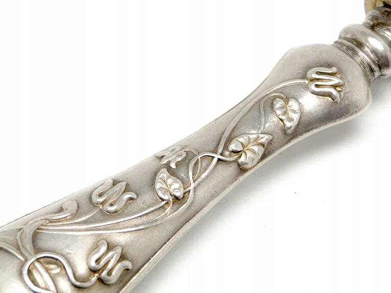 AB7 Silver Salad Spoon 84 / Polish Secession