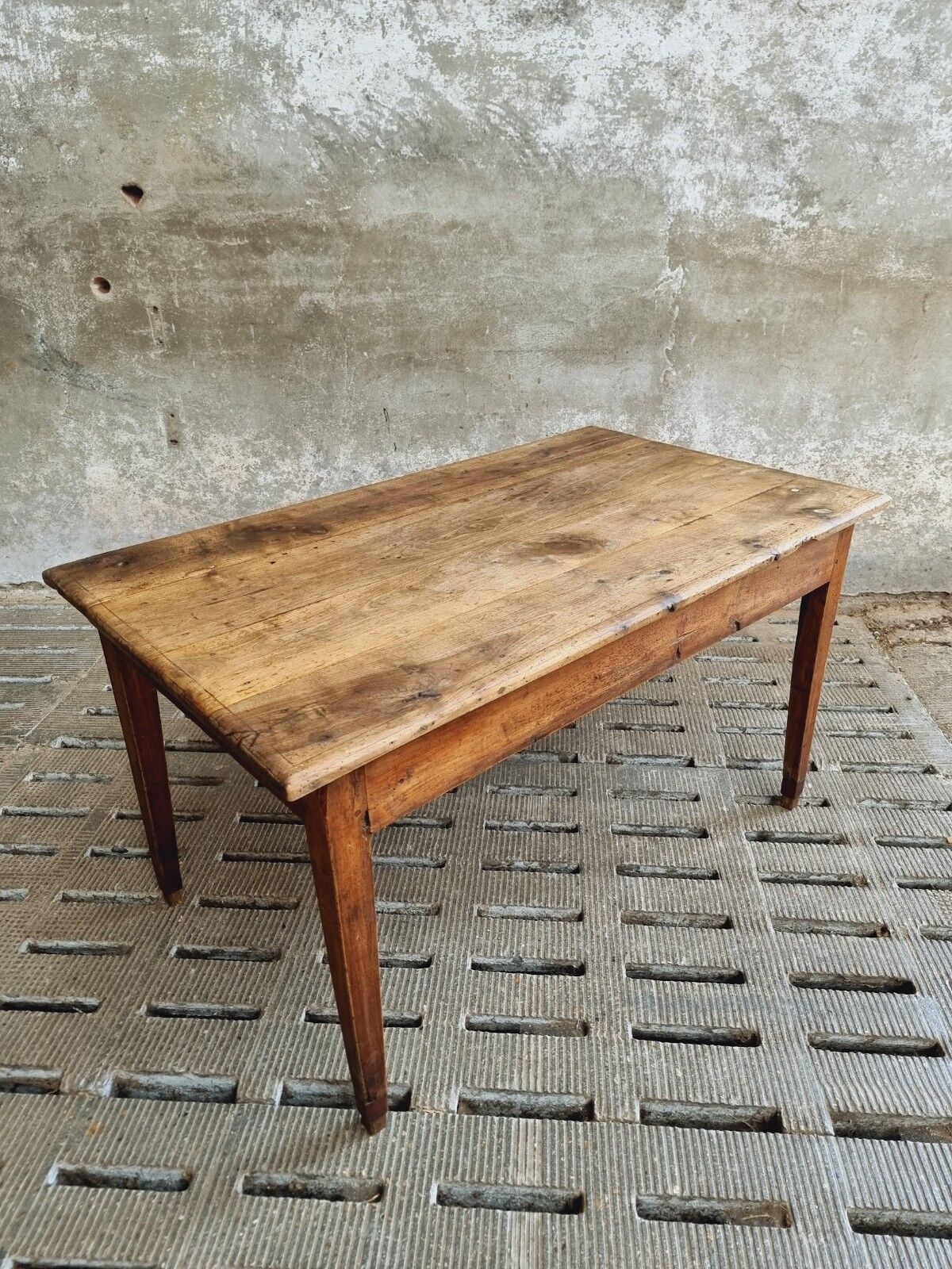 Antique farmhouse table French dining table