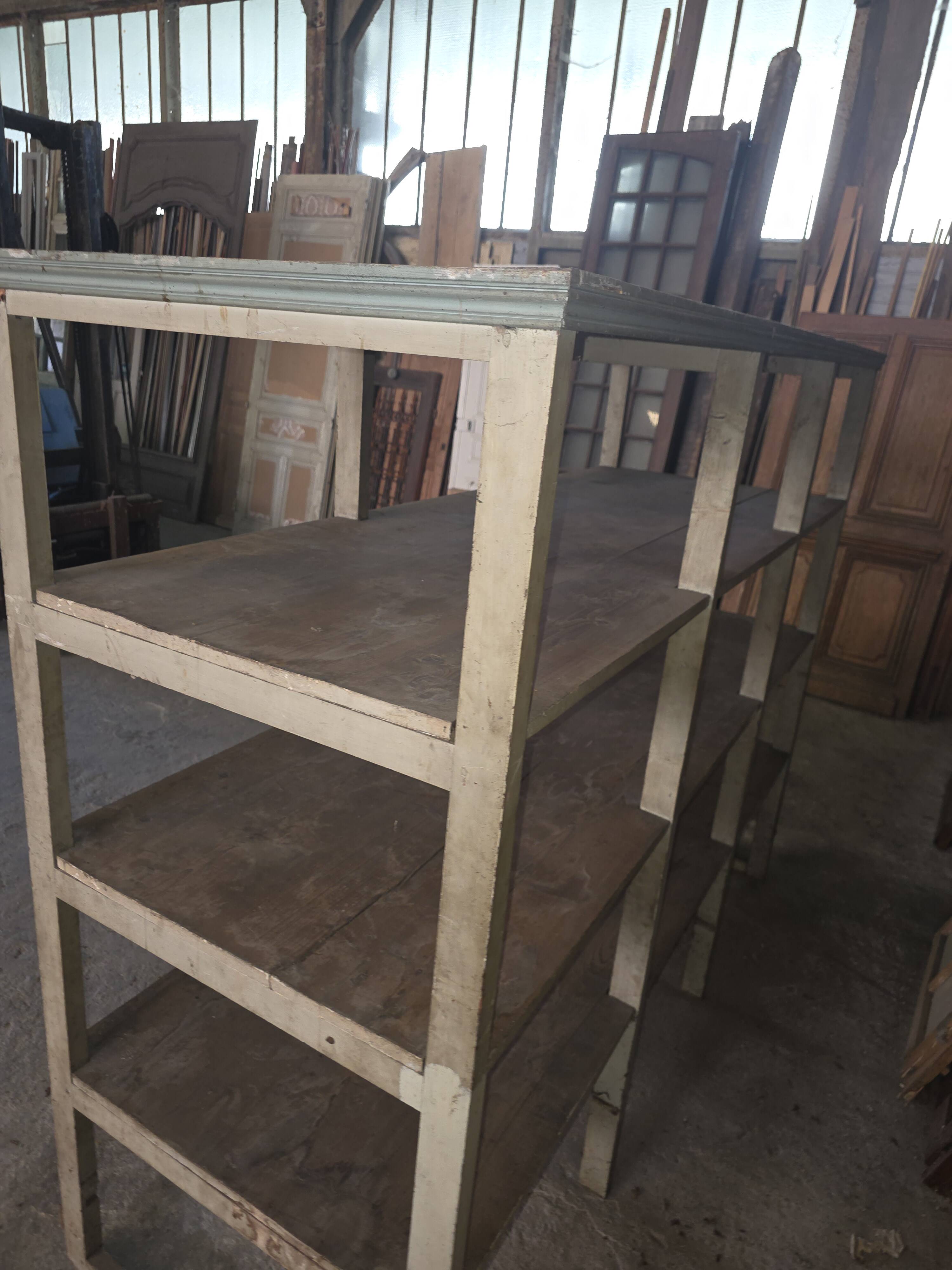 Old shop bookshelf