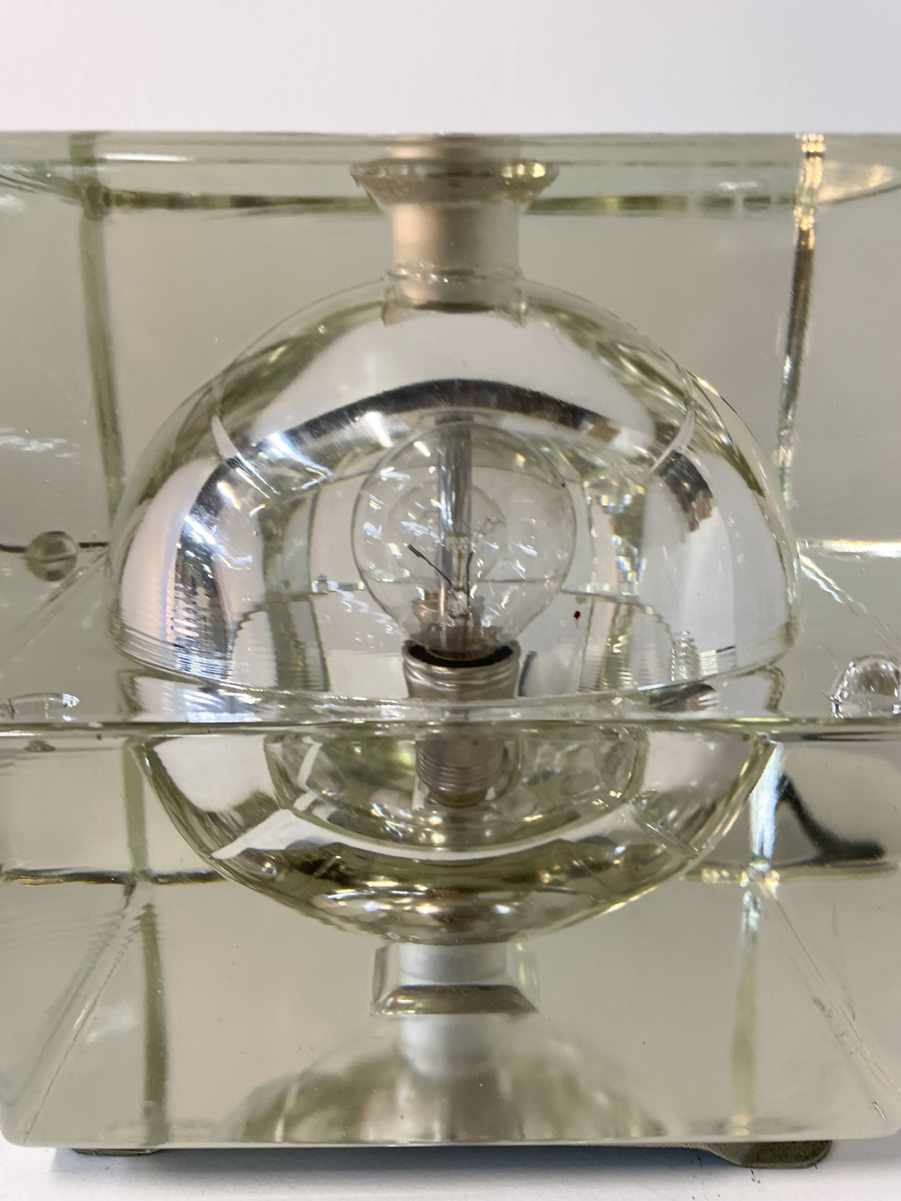 “Cubosfera” table lamp by Alessandro Mendini, Italy, 1968