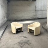 Pair of Eugenio GERLI Tecno armchairs