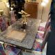 Maitland-Smith Tessellated Brown Marble Dining Table 1970s 1980s