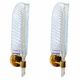 Rare Set of 2 Luxury Barovier e Toso Leaf Wall Light