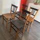 Series of 4 bistro chairs "Luterma" vintage 1960s