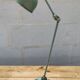 Old green industrial desk lamp