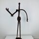 Brutalist sculpture in wrought iron, folk art