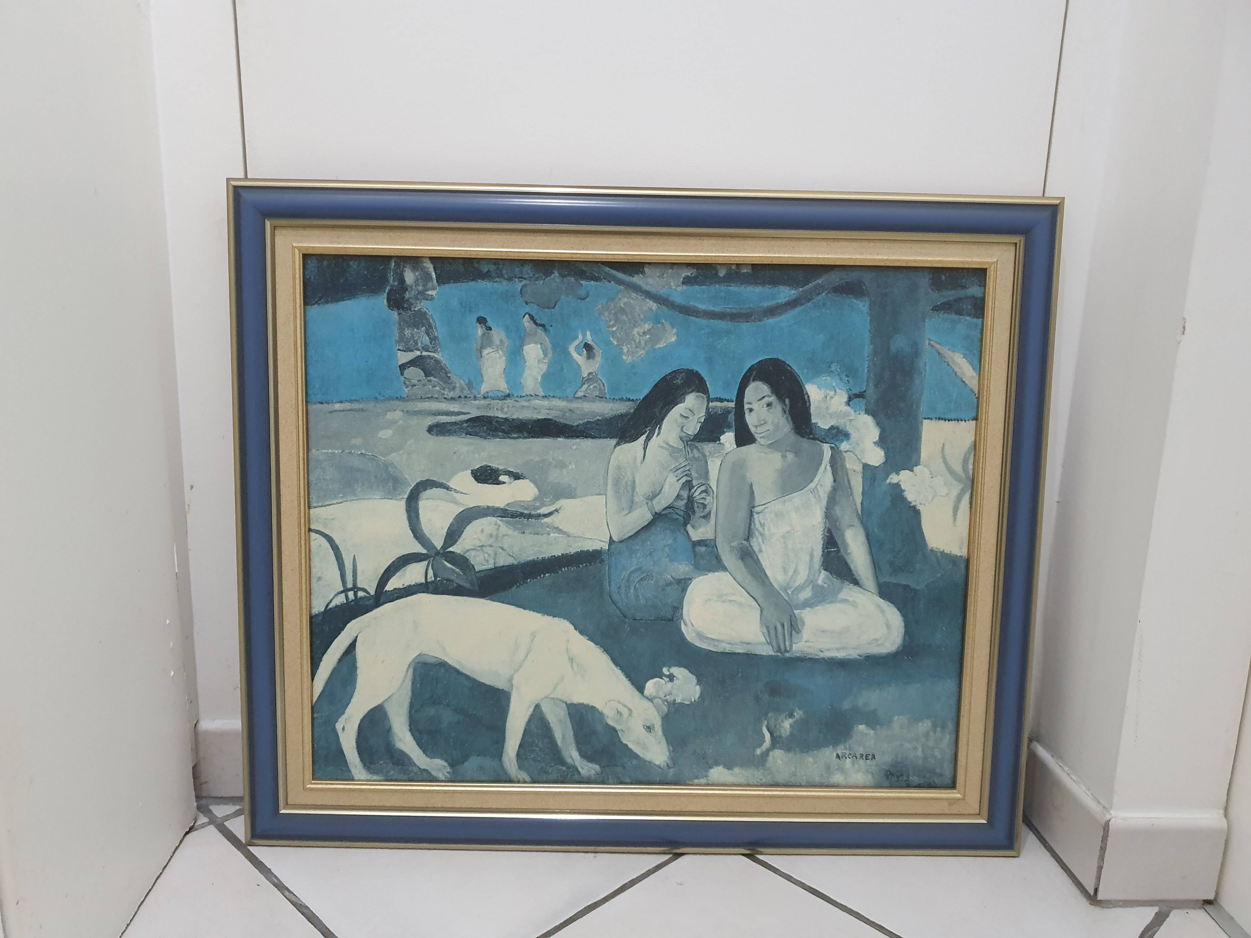 Painting AREAREA by Paul Gauguin authentic reproduction on canvas - publisher Hazan