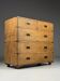 Campaign chest of drawers 19th century oak