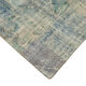 Hand-Knotted Turkish Vintage 203 cm x 302 cm Grey Patchwork Carpet