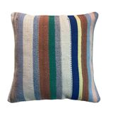 VINTAGE TURKISH KILIM CUSHION COVER , 45 X 45 CM