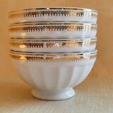 Set de 4 bols blancs en porcelaine