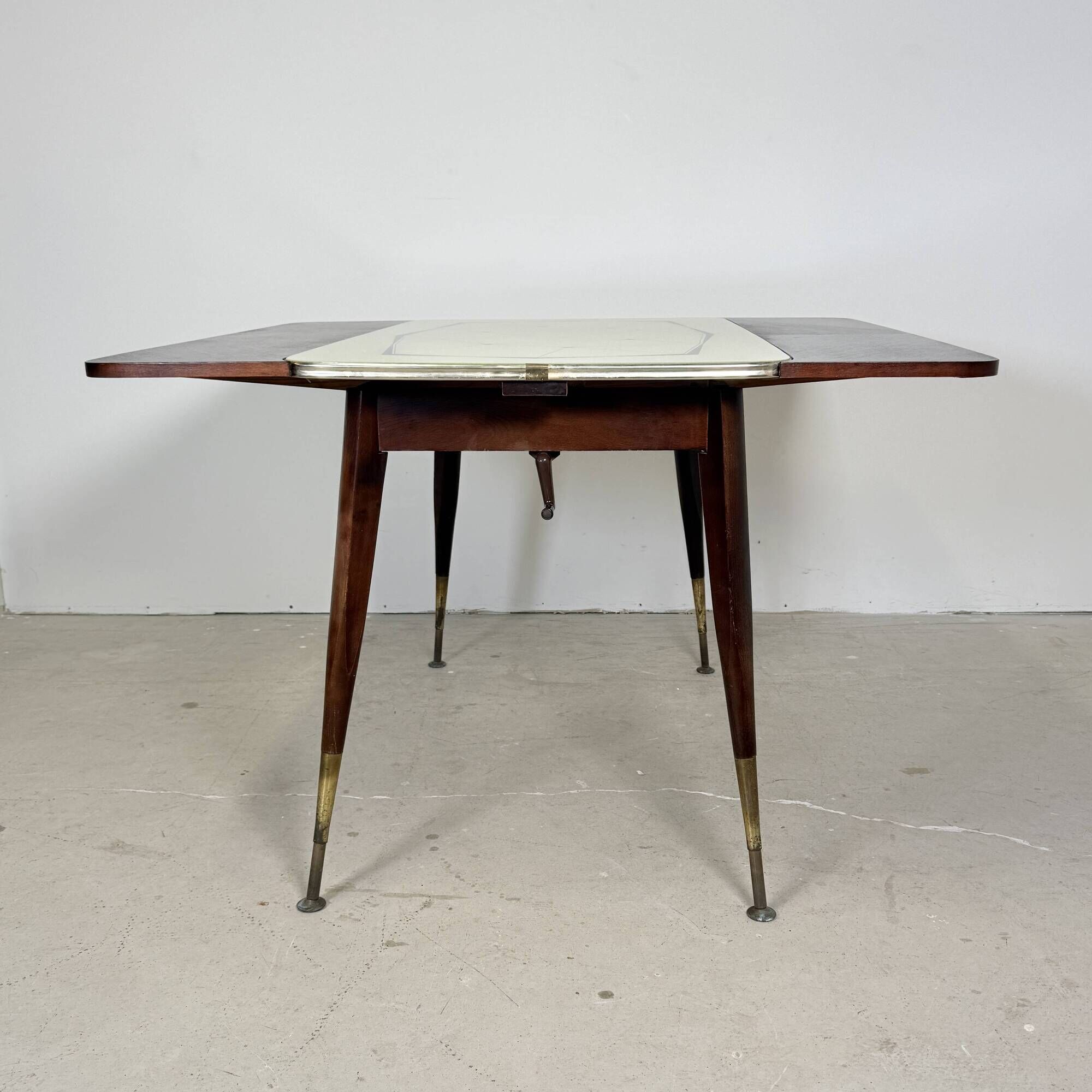 Mid-Century Height-Adjustable 'Kurbeltisch' Dining & Coffee Table – 1950s
