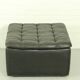 De Sede DS-11 modular lounge set – black leather, 1970s Swiss design