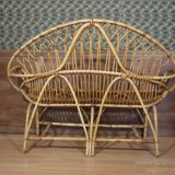 Rattan bench