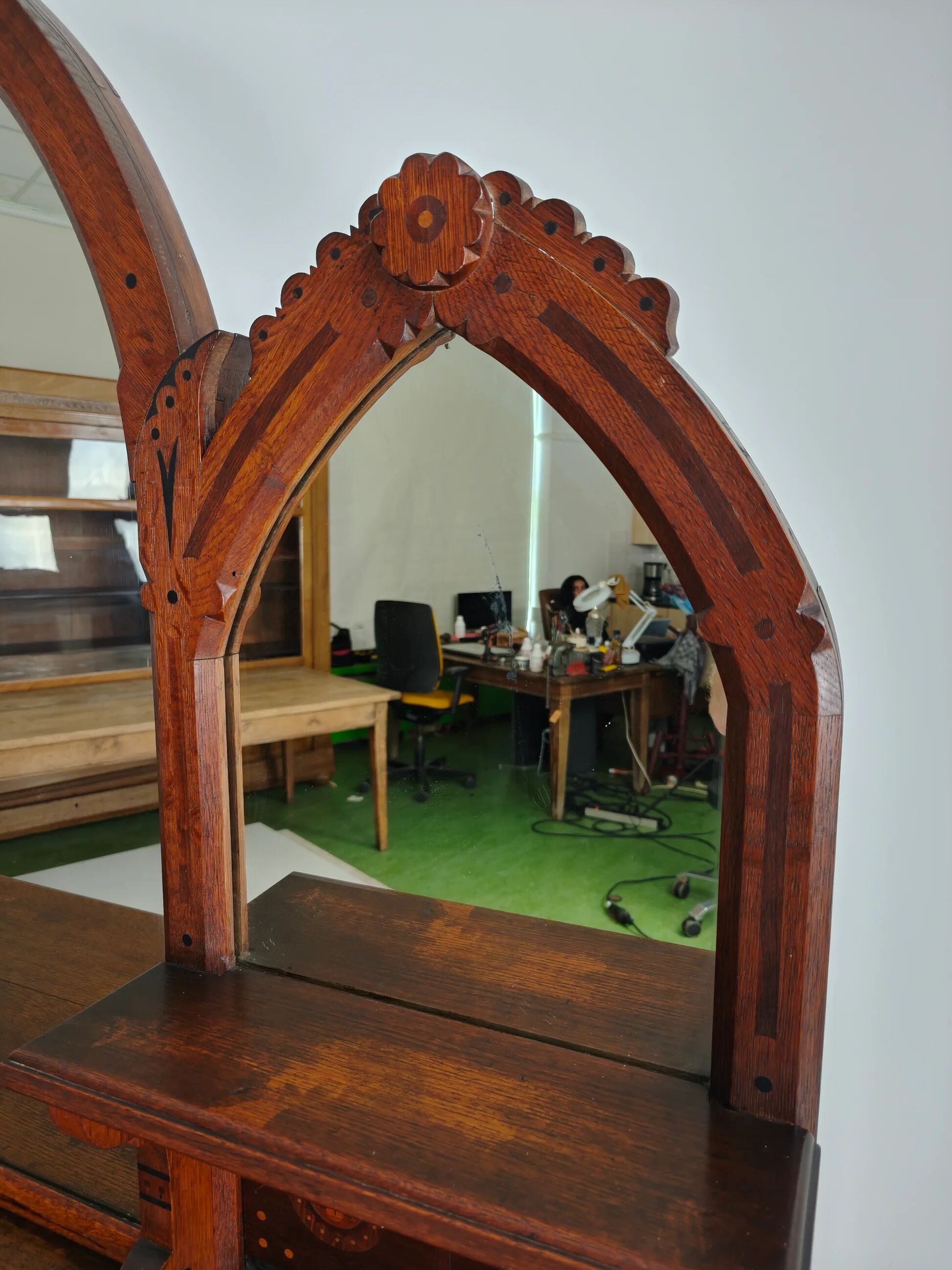 Buffet Arts & Crafts anglais en chêne du XIXe siècle par Pratt & Prince