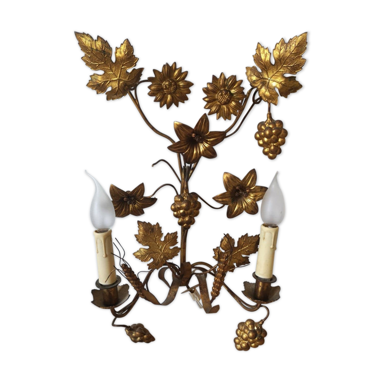 Sconce in brass from the 1950s