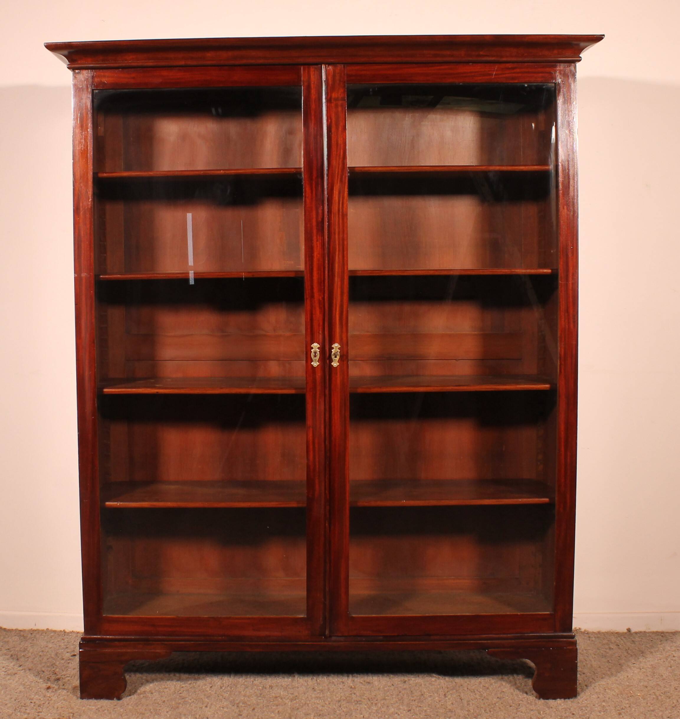 19th Century Mahogany Library
