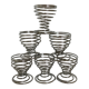 Six coquetiers ressort spirale