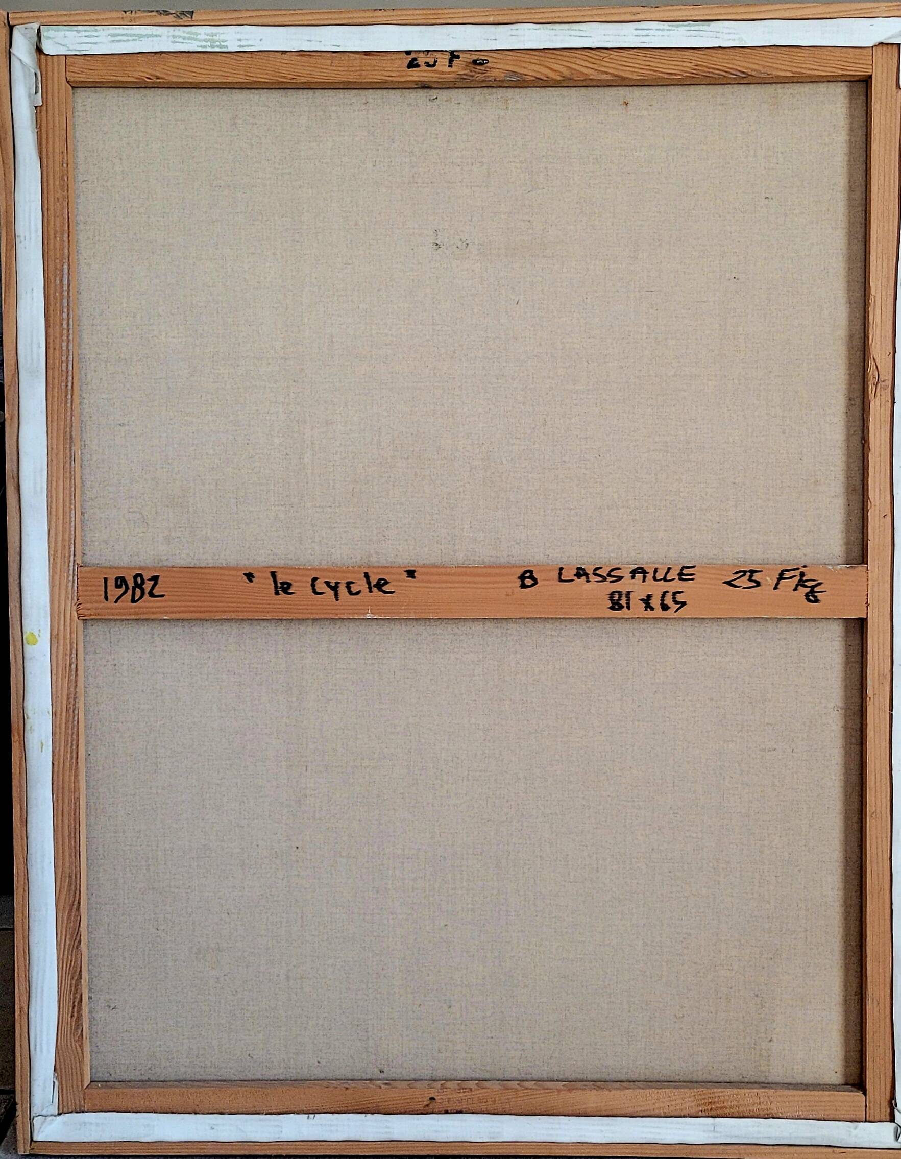 Oil painting by Bruno Lassalle (1982)