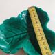 empty pocket cup vintage green ceramic leaf shape 3 leaves VALLAURIS