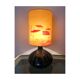 Vintage black ceramic lamp