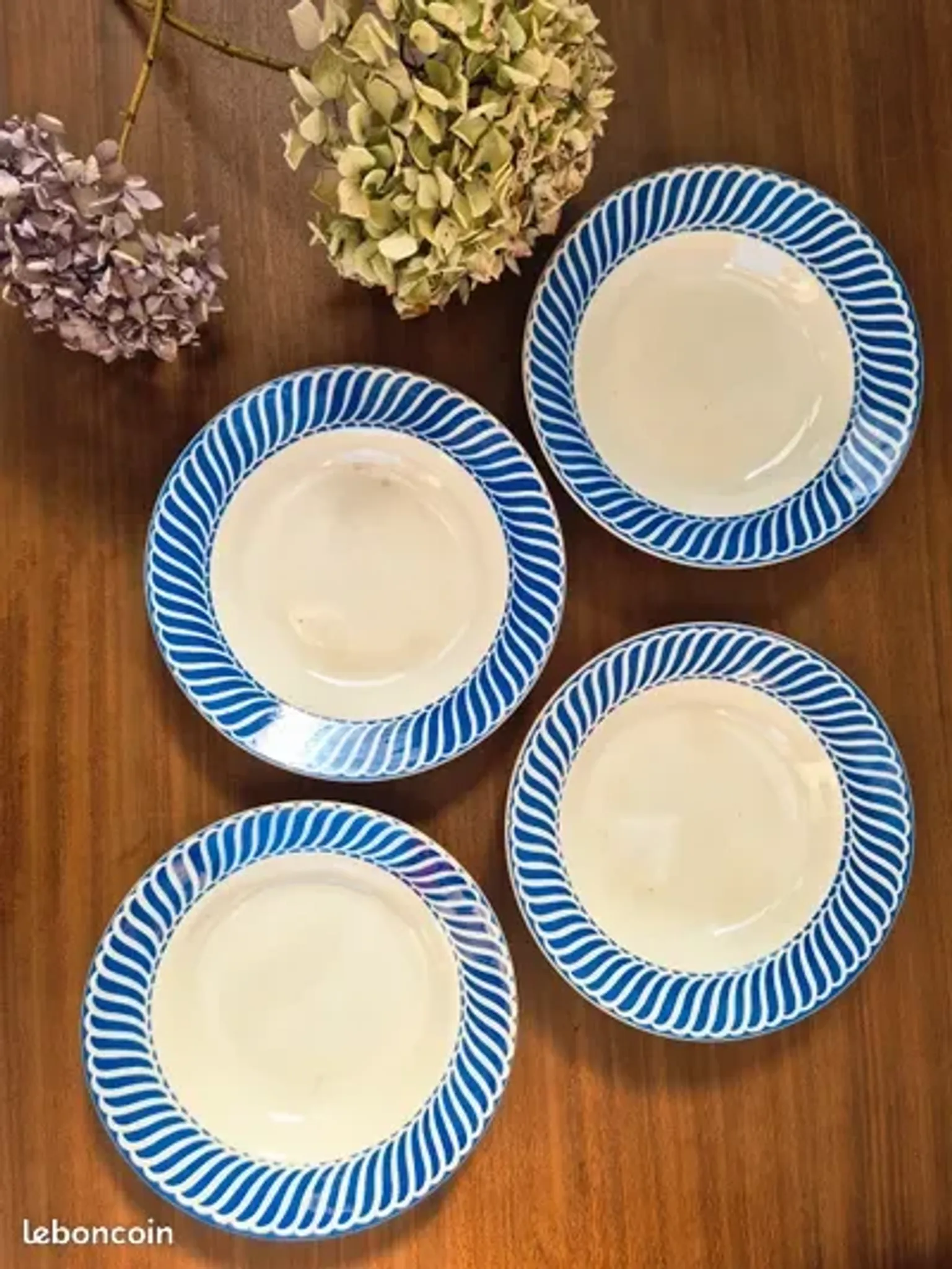 Vintage Digoin deep plates