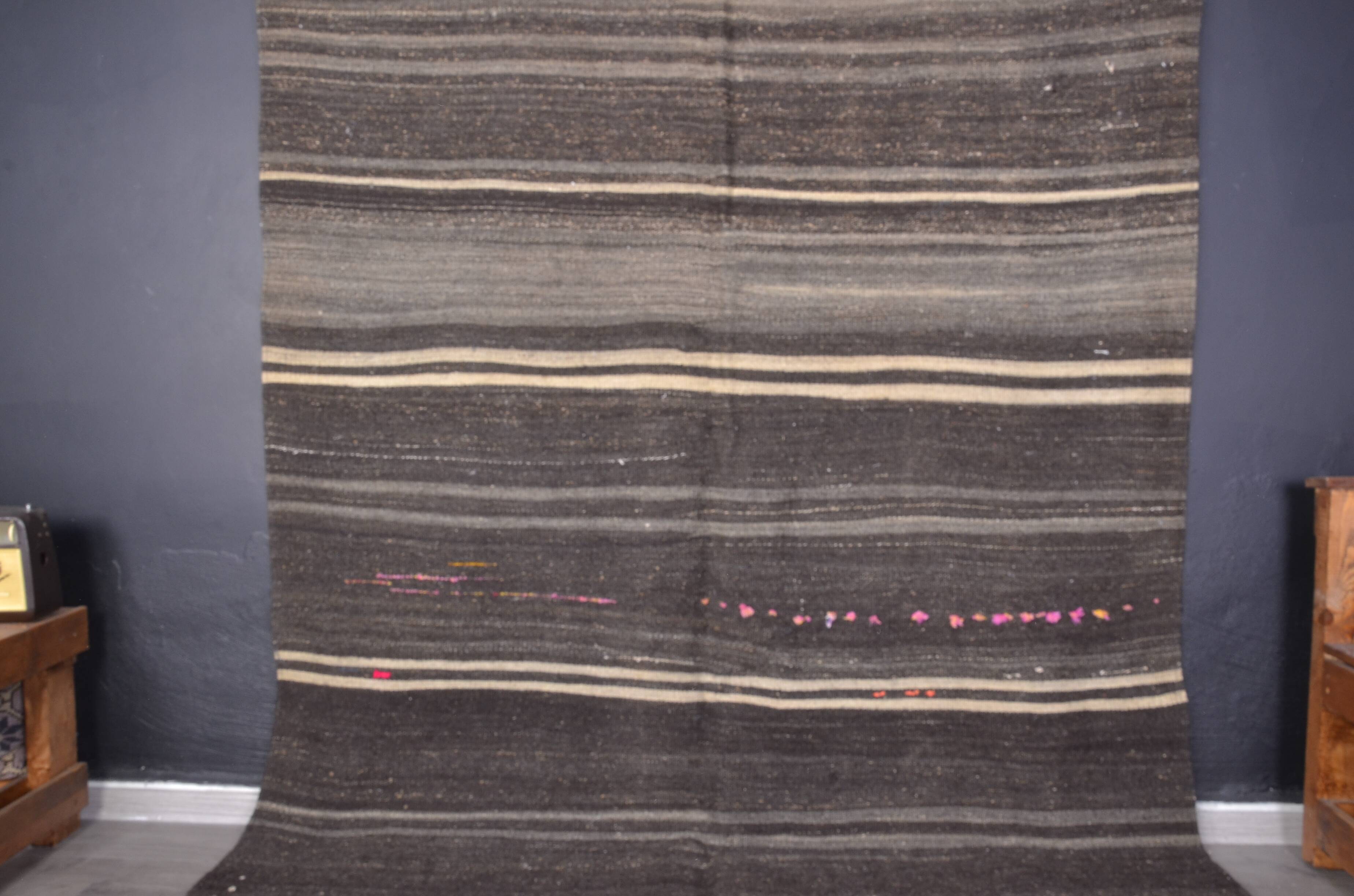 Tapis kilim turc vintage sku3971