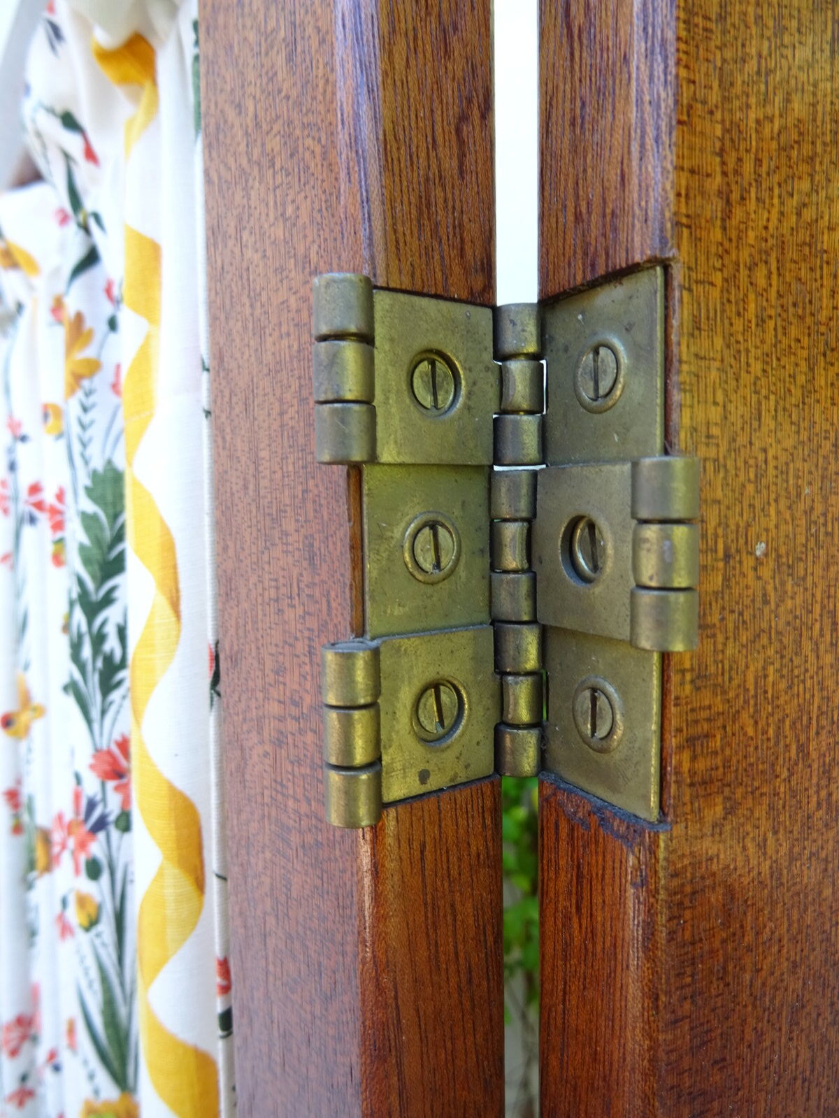 Vintage mahogany screen