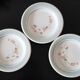 3 dessert plates by Daniele, vintage
