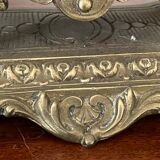 Ancien chandelier baroque en bronze