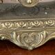 Old baroque bronze chandelier