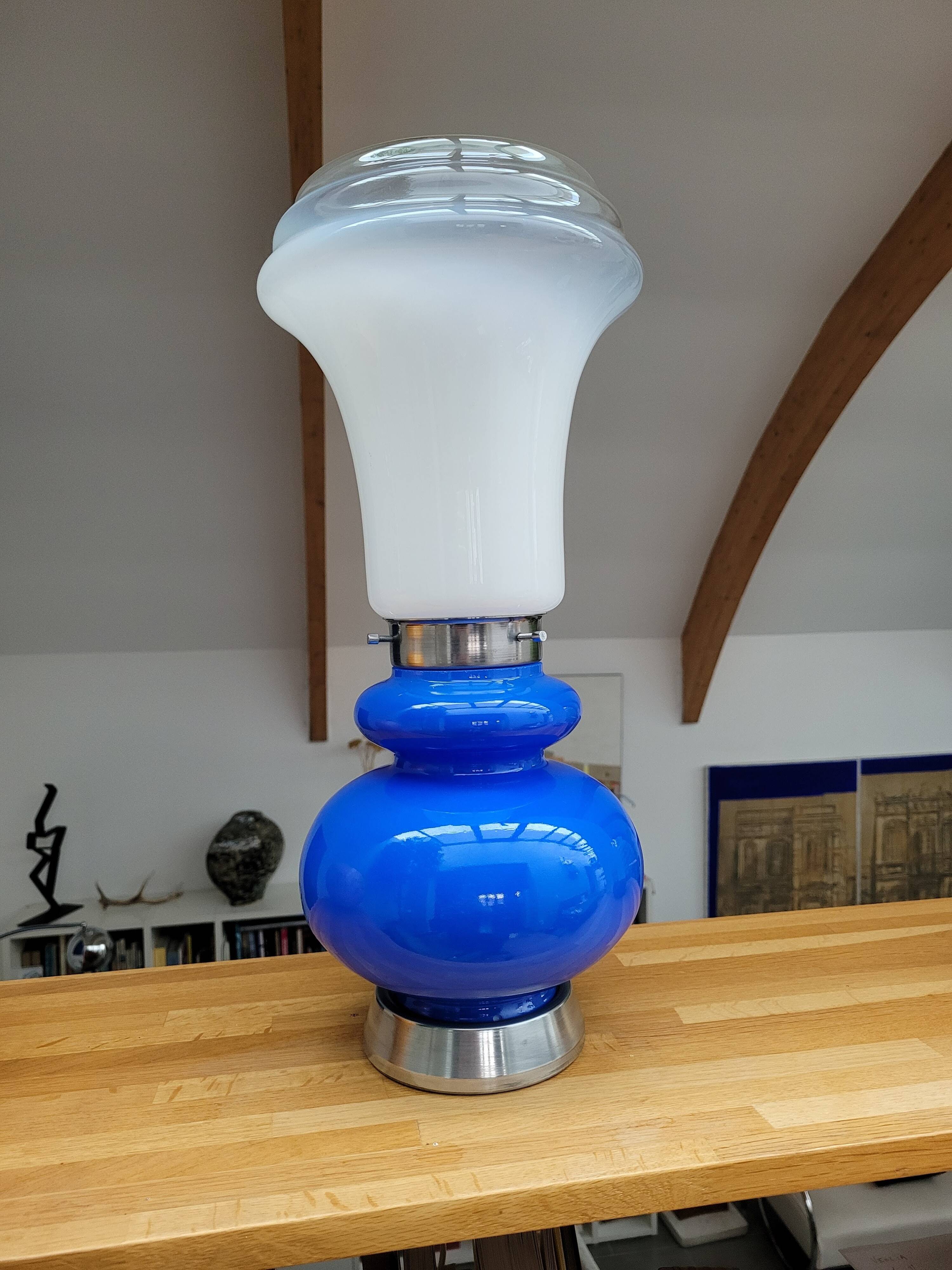 Murano glass mood lamp by Mazzega