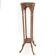 Turned cherry wood pedestal table