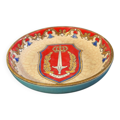 Vide-poche, coupelle en émaux de Longwy, XXème s.