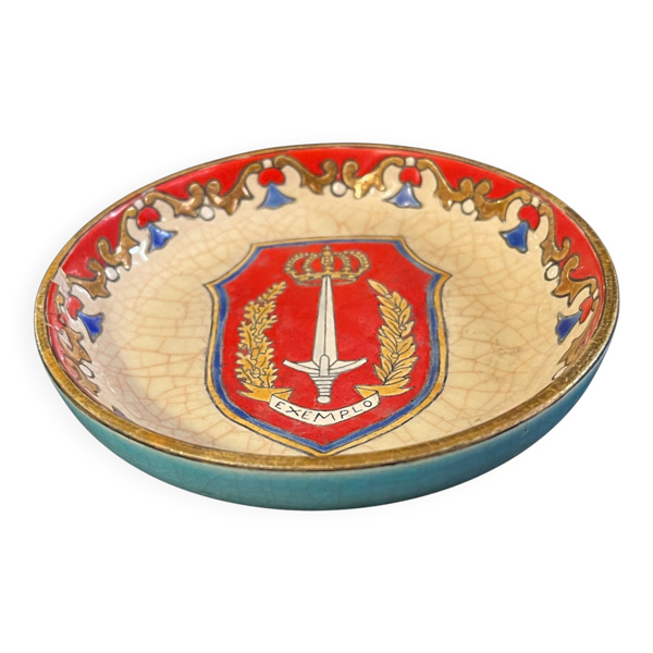 Vide-poche, coupelle en émaux de Longwy, XXème s.