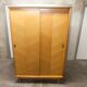Scandinavian wardrobe 2 sliding doors 1960