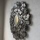 Vintage Mexican metal large mirror
