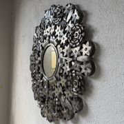 Miroir mexicain vintage en métal