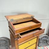 Cartonnier Formant Pupitre En Acajou D’époque Louis Philippe XIX Eme Siècle