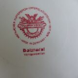 1 flat plate Villeroy and Boch model Balmoral 221257