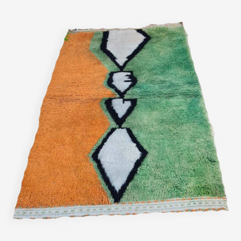 Handmade wool Berber rug 150 X 100 CM