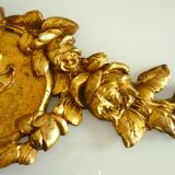 Pediment, gilded bronze, ornament for mirror, piece of furniture, signed Jacquet Grelier