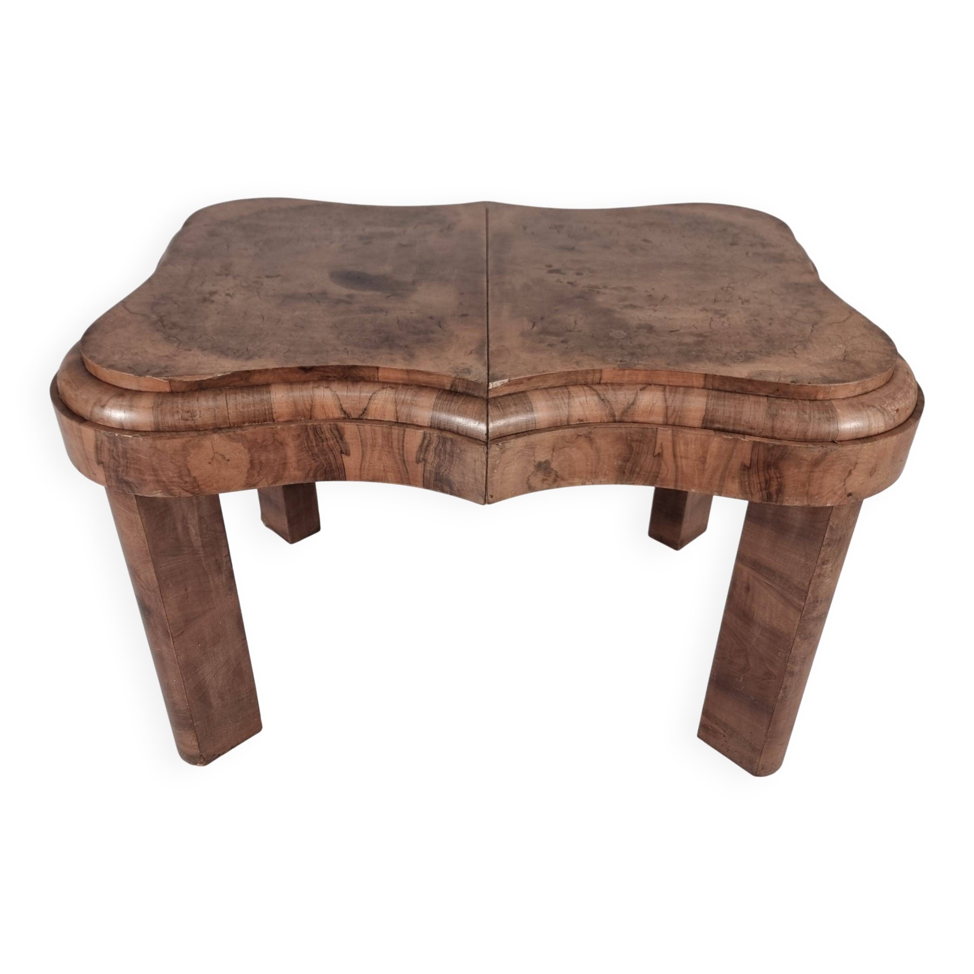 Art Deco Wood Table, 1940s
