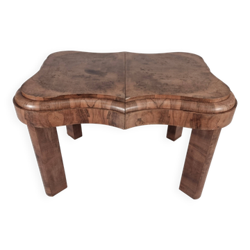 Art Deco Wood Table, 1940s