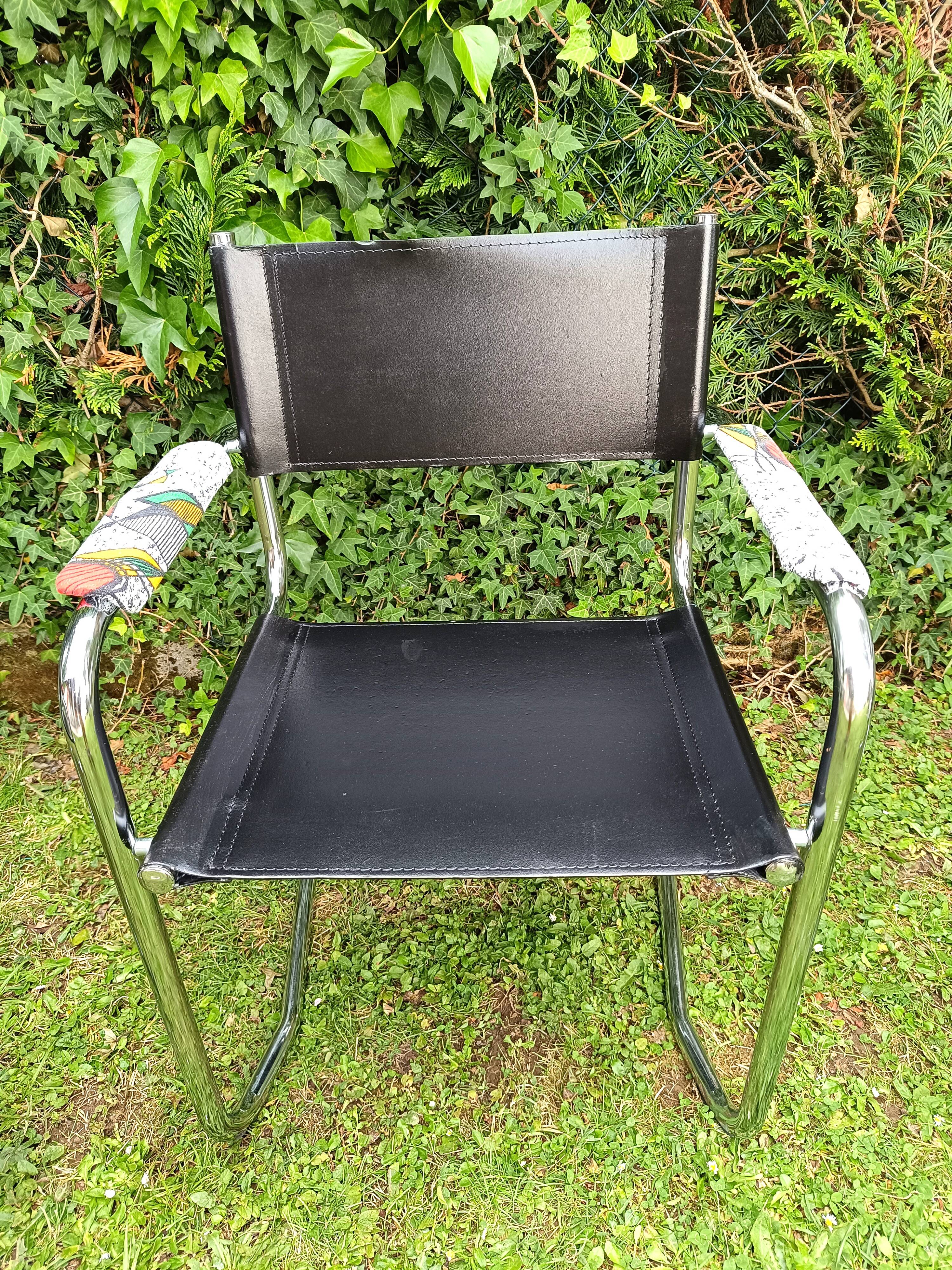 Lot de 3 fauteuils cantilever années 70