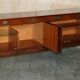 Mahogany buffet by Greaves & Thomas 1966 with brass military handles.