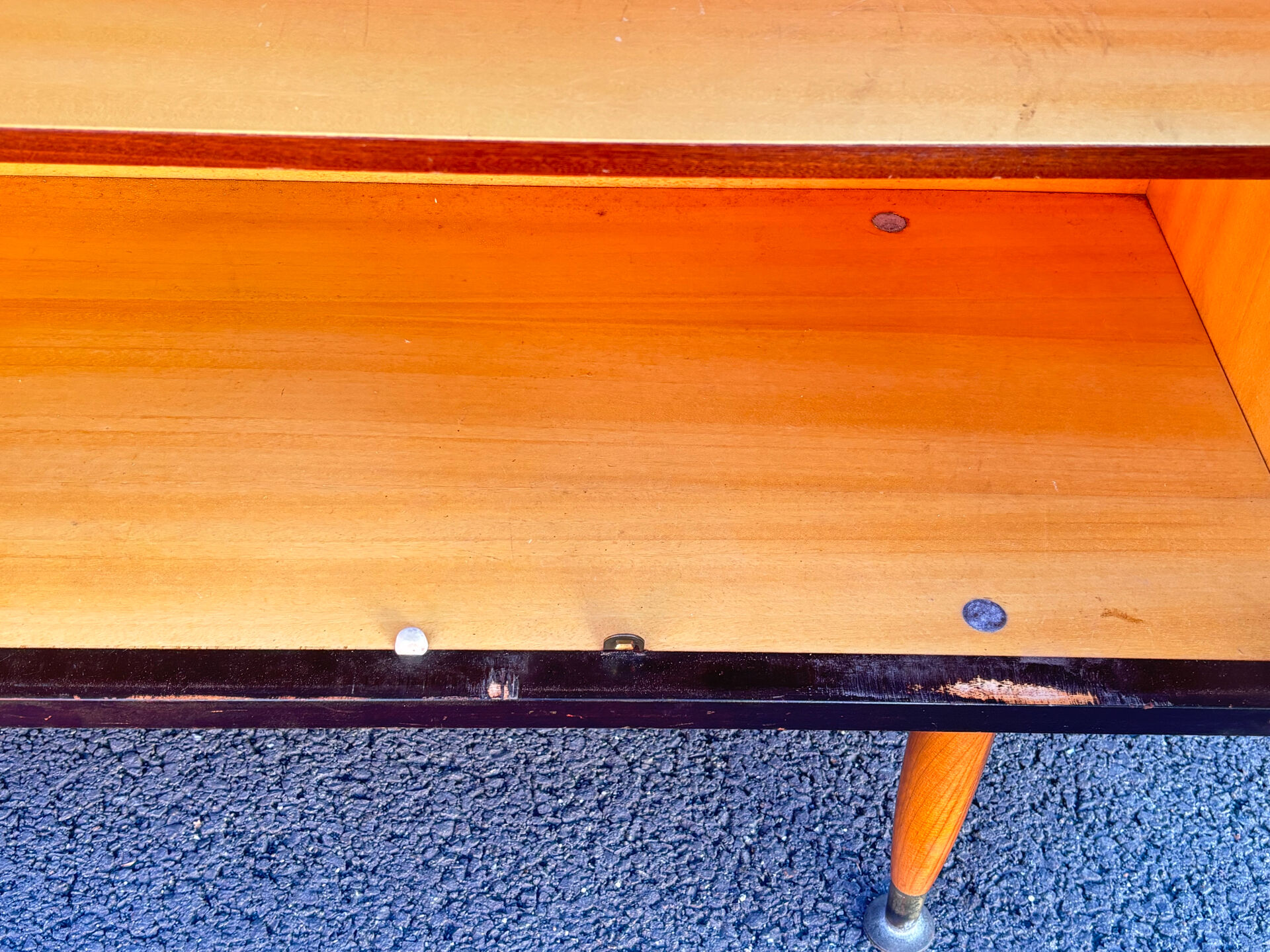 Vintage Scandinavian wooden sideboard – 1960s/70s