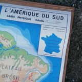 Ancienne carte MDI Amérique du Sud-Océanie.