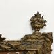 Large antique pediment mirror with parecloses